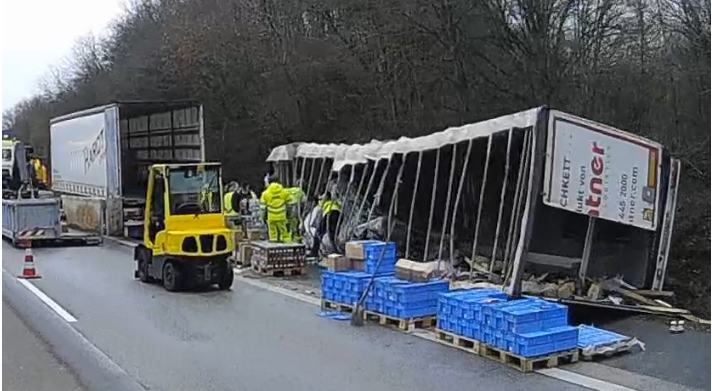 Unfall auf der A45