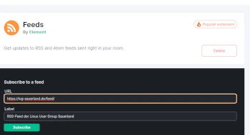 RSS-Feed der LUG Sauerland