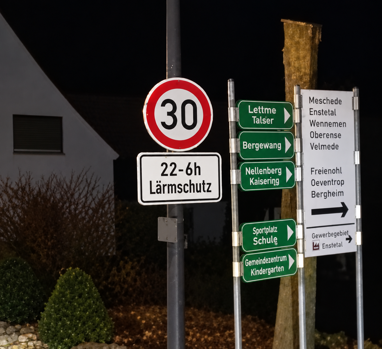 Lärmschutz - 30er Zonen in Ortschaften