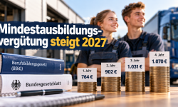 Featured image of post Mindestausbildungsvergütung steigt 2027