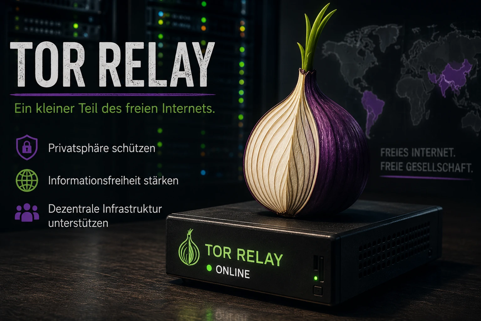Featured image of post Tor Relay – Ein kleiner Teil des freien Internets