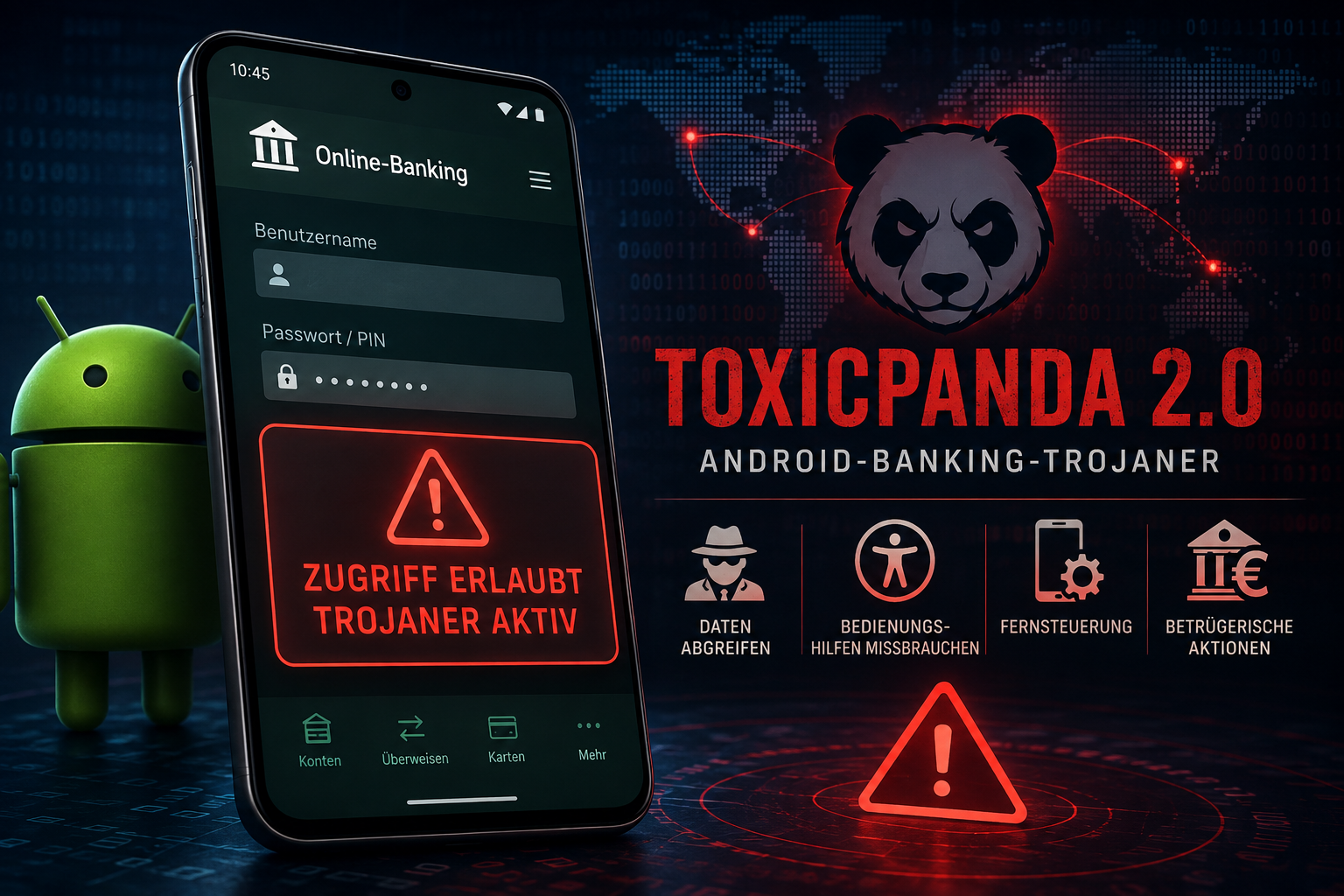 Neuer Android-Trojaner ToxicPanda: So schützt Ihr euch