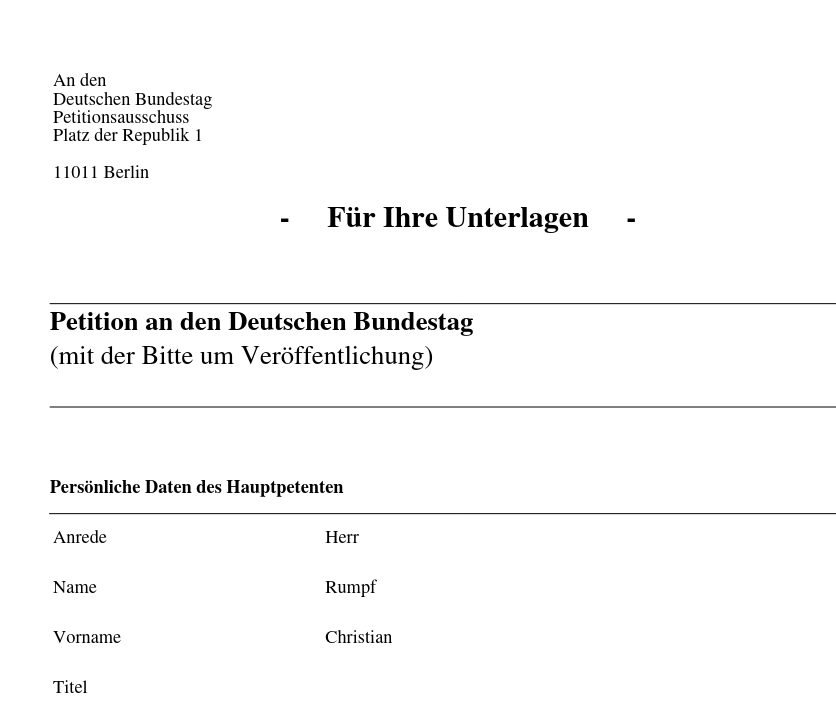 Petition für LKW Eisplatten Lösung – Roof Safety Airbag Pflicht?