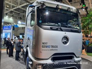 Mercedes Actros mit Wasserstoffantrieb