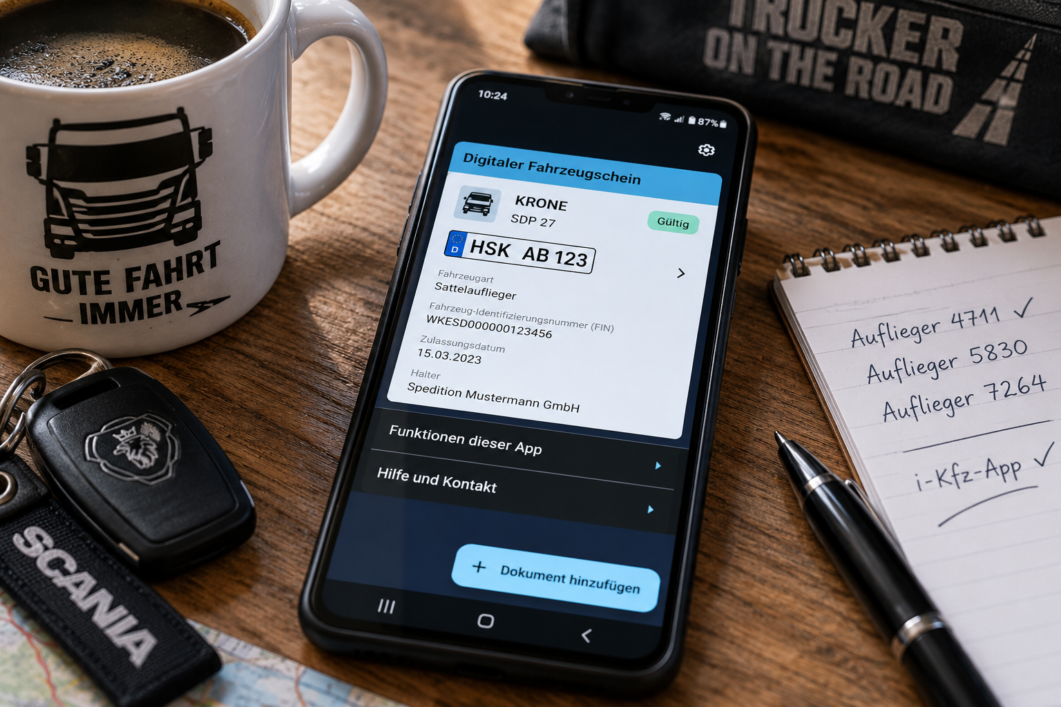 Featured image of post Digitaler Fahrzeugschein im Speditionsbetrieb: Kann die i-Kfz-App das Anhängerverzeichnis ersetzen?