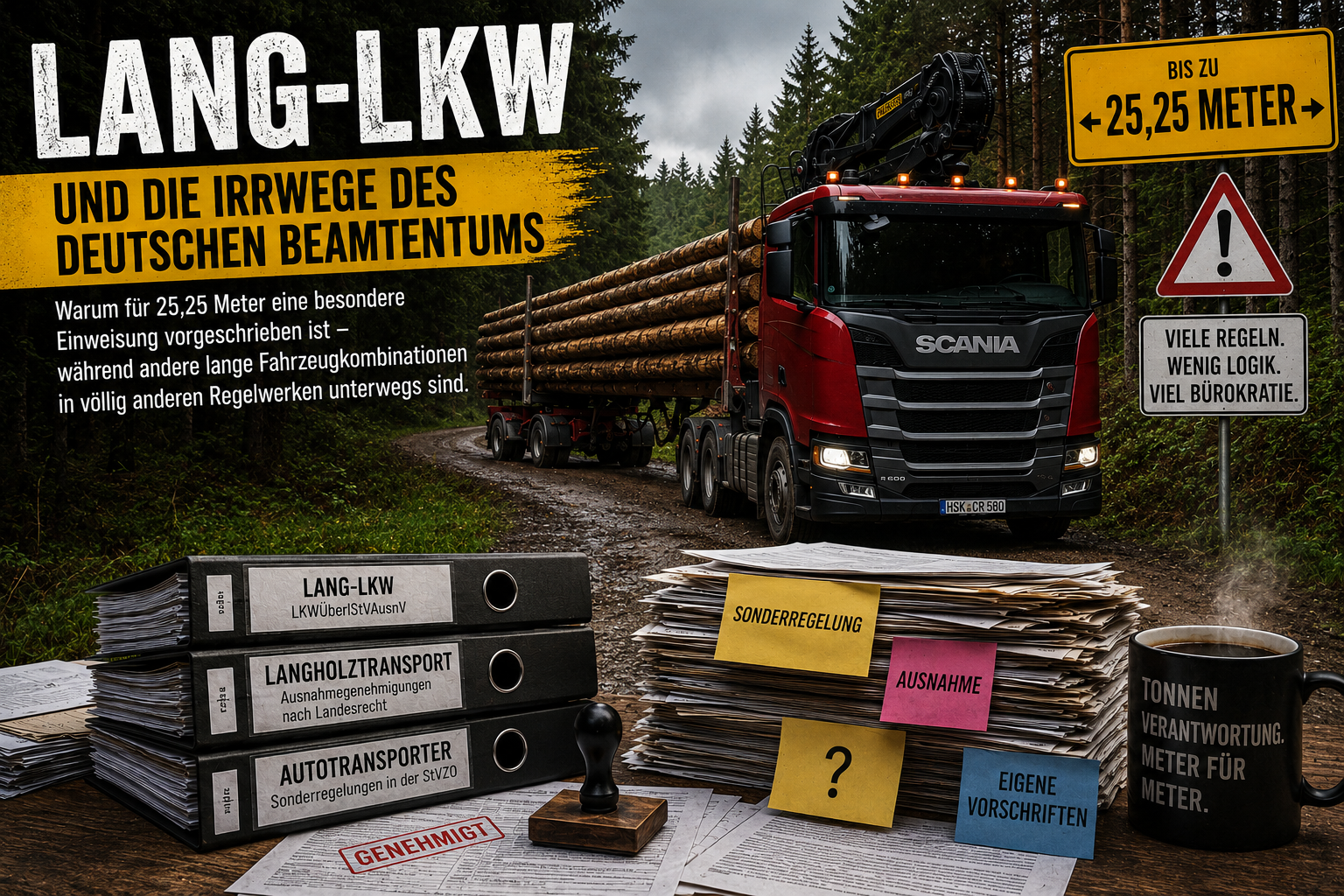 Featured image of post Lang-LKW und die Irrwege des deutschen Beamtentums