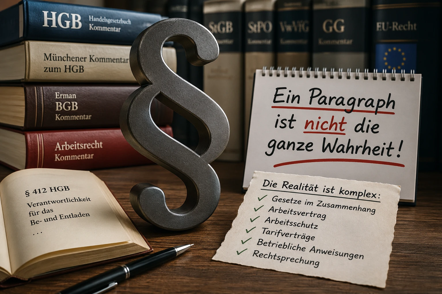 § 412 HGB – Warum ein einzelner Paragraph nicht die ganze Rechtslage erklärt