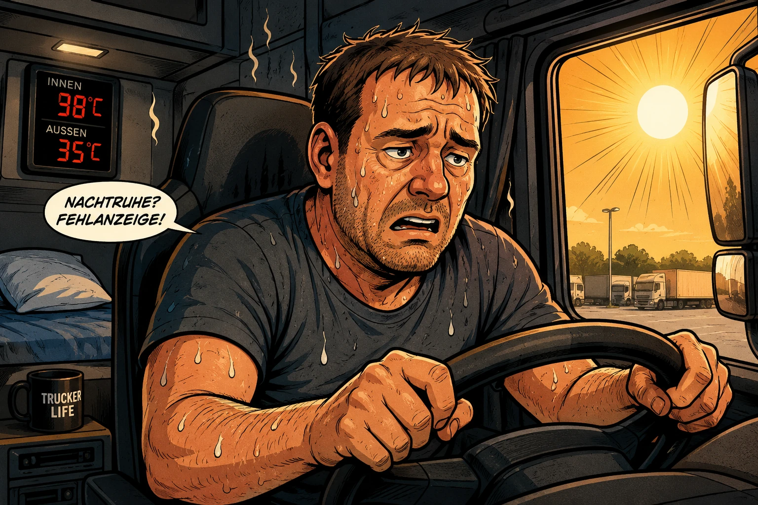 Featured image of post Standklimaanlagen im LKW: Eine Diskussion in der Endlosschleife