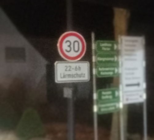 Lärmschutz - 30er Zonen in Ortschaften