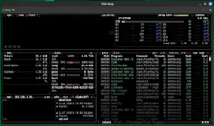 btop - eine etwas Aufschlussreichere Prozessliste
