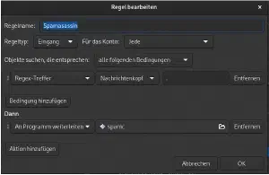 RegEx Filter in Evolution