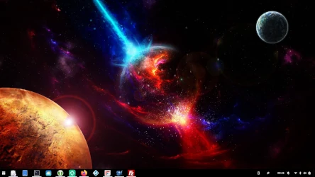 So sieht mein Desktop aus